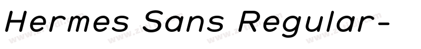 Hermes Sans Regular字体转换